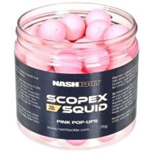 Nash Plovoucí Boilie Scopex Squid Airball Pop Ups Pink-15 mm 75 g