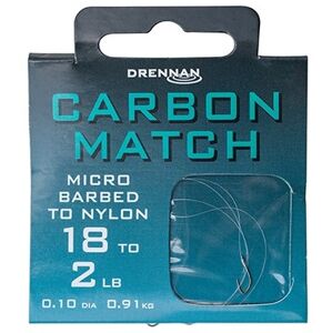 Drennan návazec carbon match - nosnost 1 lb velikost 22