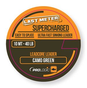 Prologic olověná šňůrka supercharged leadcore leader camo green 10 m-nosnost 50 lb