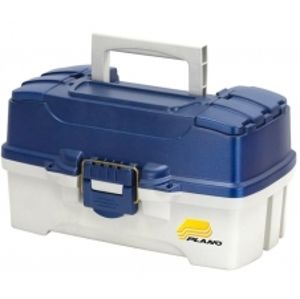 Plano kufřík two-tray tackle box blue metallic/off-white