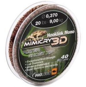 Prologic Vlasec Hooklink Mono Mimicry 3D Mirage XP-Průměr 0,405 mm / Nosnost 11 kg / Návin 40 m