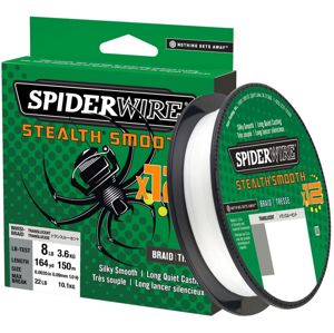 Spiderwire splétaná šňůra stealth smooth 12 hi-vis žlutá 150 m - 0,09 mm 7,5 kg