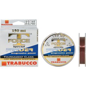 Trabucco vlasec t-force special feeder hnědý 150 m-průměr 0,165 mm / nosnost 3,75 kg