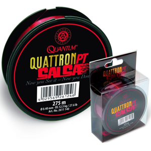 Quantum vlasec quattron salsa červená 275 m-průměr 0,18 mm / nosnost 2,8 kg