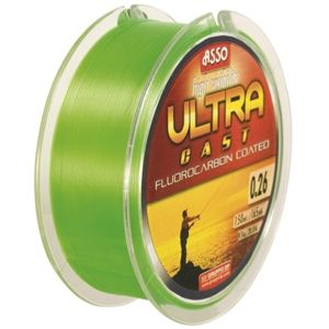 Asso vlasec ultra cast fluo zelená 300 m - průměr 0,24 mm