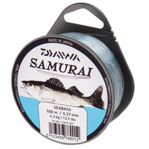 Daiwa vlasec samurai kapr-průměr 0,25 mm / nosnost 5,2 kg / návin 500 m