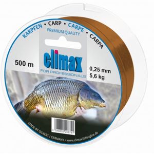 Climax vlasec carp profesional hnědý-průměr 0,25 mm / nosnost 5,6 kg / návin 500 m