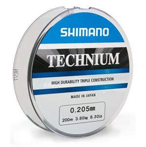 Shimano vlasec technium 200 m tmavá-průměr 0,25 mm / nosnost 6,10 kg