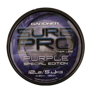 Gardner vlasec sure pro purple special edition fialová-průměr 0,28 mm / nosnost 4,5 kg / návin 1540 m