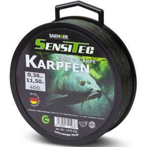 Saenger vlasec karpfen 400 m zelená-průměr 0,28 mm