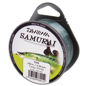 Daiwa vlasec samurai candát-průměr 0,30 mm / nosnost 7,2 kg / návin 450 m