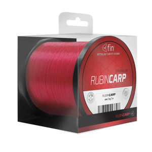 Fin vlasec rubin carp červená 600 m-průměr 0,31 mm / nosnost 18,5 lbs