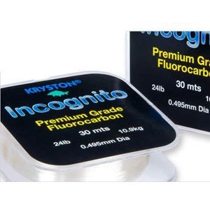 Kryston fluorocarbon incognito čirý 20 m - průměr 0,35 mm / nosnost 13 lb