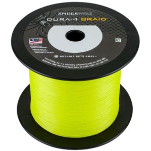 Spiderwire splétaná šňůra dura4 yellow - průměr 0,35 mm / nosnost 35 kg / délka 200 m