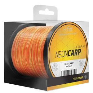 Fin vlasec neon carp žluto oranžová 600 m-průměr 0,40 mm / nosnost 25,4 lb