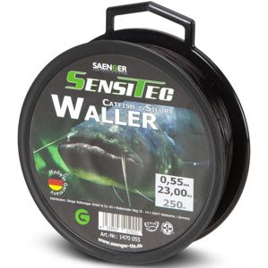 Saenger vlasec waller sumec tmavě hnědá-průměr 0,55 mm / nosnost 23 kg / návin 250 m