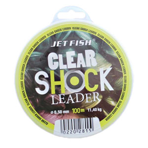Jet fish clear shock leader crystal 100 m-průměr 0,70 mm / nosnost 20,4 kg