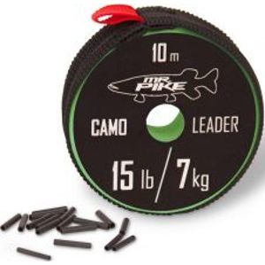 Quantum Lanko Camo Coated Materiál Leader Steel Leader 10 m-14 kg