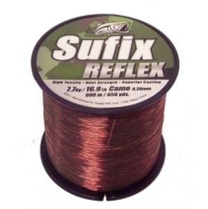 SUFIX - Rybářský vlasec REFLEX 600 m camo-Průměr 0,25 mm / Nosnost 12 lb / 5,5 kg