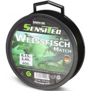 Saenger Vlasec Weißfisch Match 400 m Zelená-Průměr 0,18 mm / Nosnost 4,05 kg