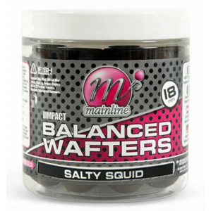 Mainline boilie balanced wafters 250 ml 18 mm-salty squid
