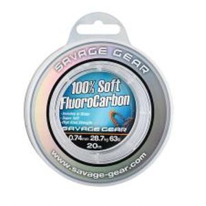 Savage Gear Florocarbon Soft Fluoro Carbon 50 m-Průměr 0,17 mm / Nosnost 2,1 kg
