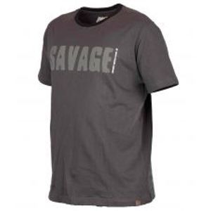 Savage Gear Triko Simply Savage Tee Grey-Velikost M