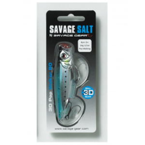 Savage Gear Wobler 3D Minnow Pop Blue Sardine-8 cm 14 g