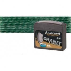 Anaconda návazcová šňůra  Granit 10 m Green-Nosnost 35 lb / Návin 10 m / Barva GREEN
