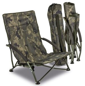 Solar křeslo undercover camo foldable easy chair low