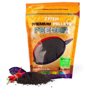 Zfish mikro pelety premium feeder pellets 2 mm 700 g - spicy fish