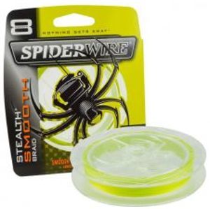 Spiderwire Splétaná šňůra Stealth Smooth 8 150 m žlutá-Průměr 0,10 mm / Nosnost 9,2 kg