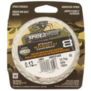 Spiderwire Splétaná Šňůra Stealth Smooth8 Camo 150 m-Průměr 0,12 mm / Nosnost 10,7 kg