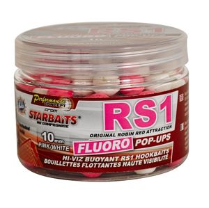 Starbaits plovoucí boilie fluo pop up rs1 10 mm 60 g