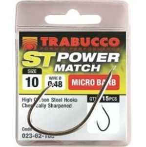 Trabucco Háčky ST Power Match 15 ks-Velikost 10