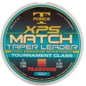 Trabucco Ujímaný Vlasec TF XPS Match Taper Leader 10x15 m Čirý-Průměr 0,16-0,22 mm / Nosnost 3,6-6,425 kg