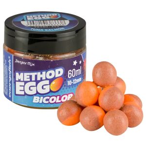 Benzar mix umělá nástraha bicolor method egg 10-12 mm 60 ml - tuňák-losos
