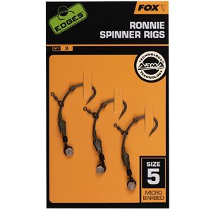 Fox montáž ronnie spinner rigs 3 ks - háček 5