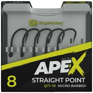 Ridgemonkey háček ape-x medium curve barbed 10 ks - 4