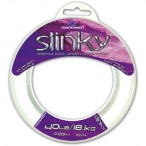 Gardner Šokový Vlasec Slinky Clear 100 m-Průměr 0,60 mm / Nosnost 22,7 kg