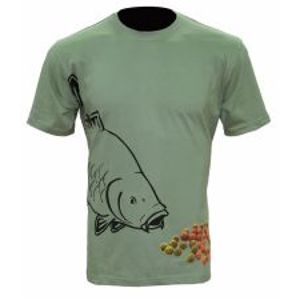 Zfish Tričko Boilie T-shirt Olive Green-Velikost M