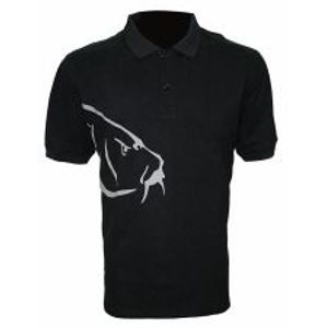 Zfish Tričko Carp Polo T-Shirt Black-Velikost M